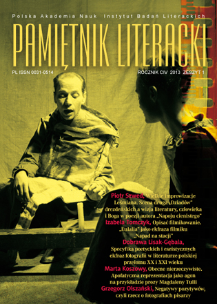 Pamiętnik Literacki 1 / 2013