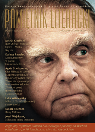 Pamiętnik Literacki 2 / 2011